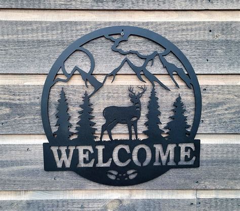 Wildlife Welcome Buck Rebel Metalworks