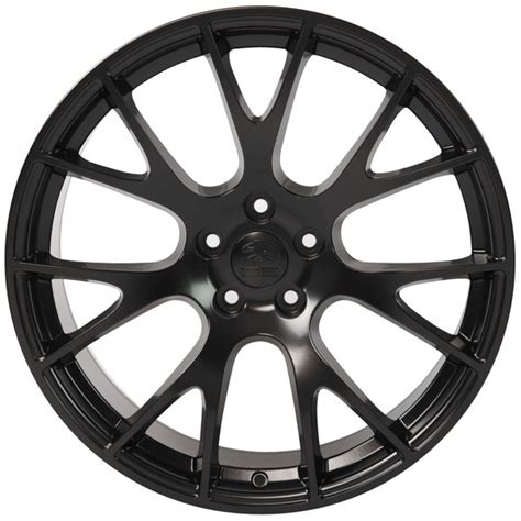 DG15 20-inch Satin Black Rims fit Dodge Charger-Challenger (Hellcat style)