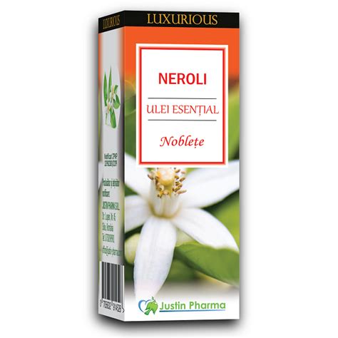 Ulei Esential De Neroli Luxurious Ml Justin Pharma Bebe Tei