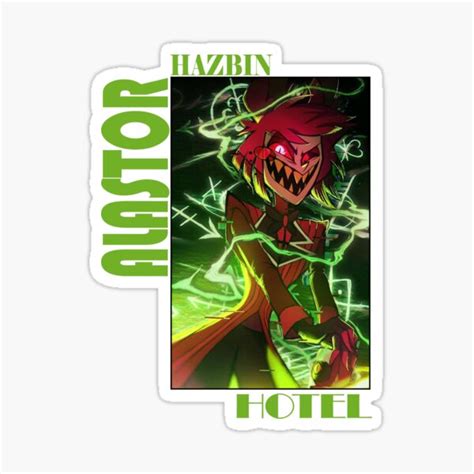 Hazbin Hotel Alastor Sticker For Sale By Arviana Design Redbubble