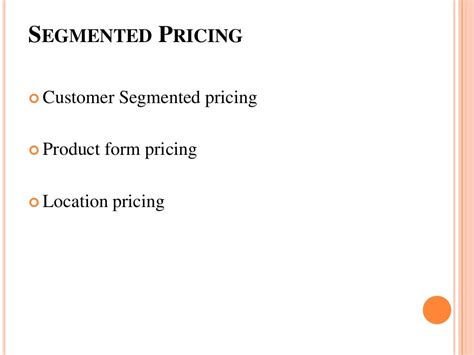 Price adjustment strategies