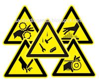 warning symbol symbol peringatan  mesin mesin industri sanlegend