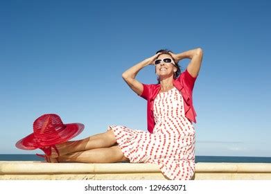 Portrait Attractive Sexy Mature Woman Dressed Stock Photo Shutterstock
