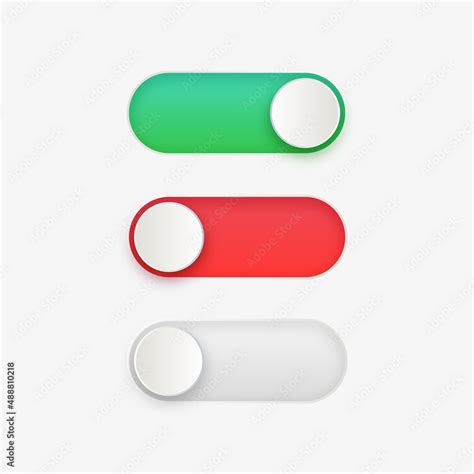 toggle switch buttons     switch slider  modern