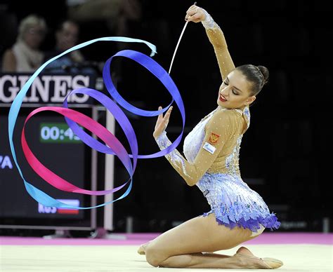 Alina Kabaeva Rus Ribbon Rhythmic Gymnastics Russian