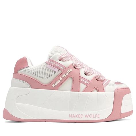 Naked Wolfe Pink Slider Baby Platform Sneaker Depop