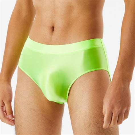 Herren Stretch Low Rise Slips Glänzend Unterhösen Bikini Sexy Panties Reizwäsche eBay de