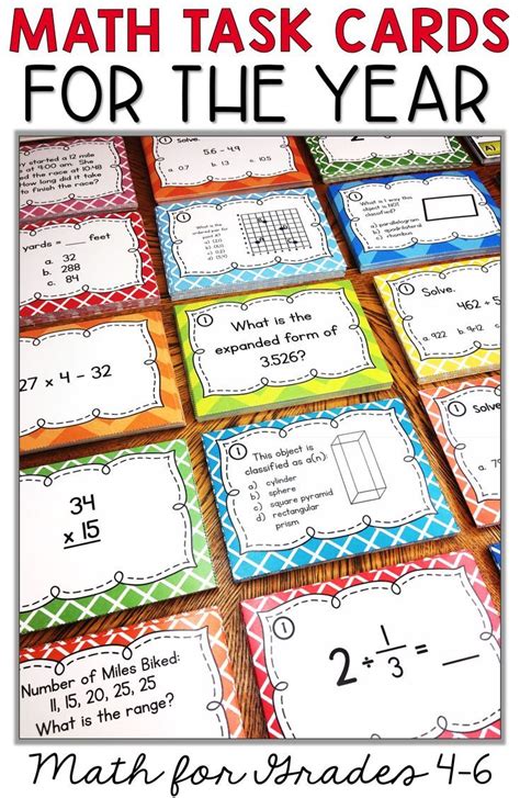 Math Task Cards