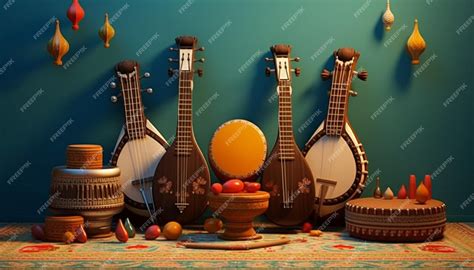 Premium Photo A Minimalist Arrangement Of Traditional Pakistani