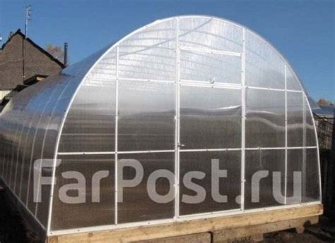 Каркас теплицы "Удачная Просторная" (шаг дуги 0,65м) 4*4*2,5м, новый, в ...