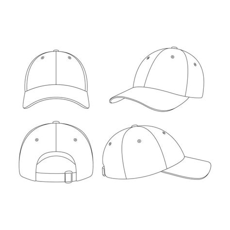 Baseball Hat Template