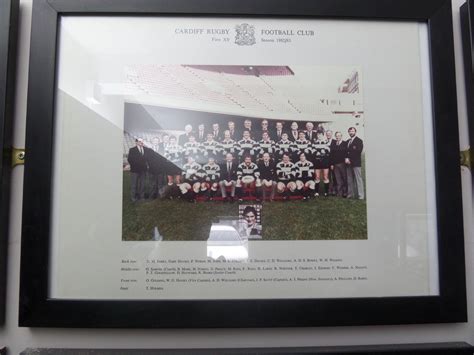 Photograph Cardiff Rfc 198283 Cardiff Rugby Museum