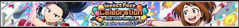 New Impact Fest Celebration Hot Picks Recruit Ochaco Uraraka Momo Yaoyorozu My Hero Ultra