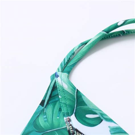 Dan Thress Blog RUUHEE Bikini Swimsuit Swimwear Women Brazilian Bikini Set Plant Printed