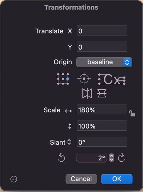 Feature Request Transformation Orgin Rotation In Transformations Panel