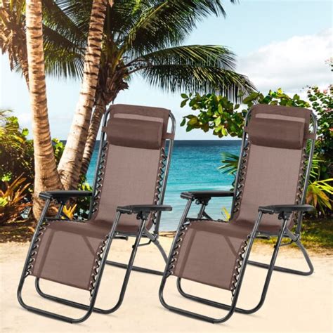 Outdoor Folding Zero Gravity Reclining Lounge Chair Twinslyenterprises