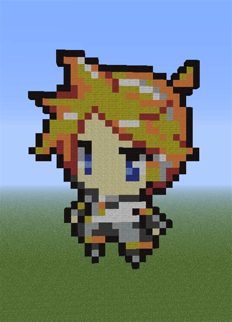 Minecraft Len Pixel Art By Ohmy2334 On Deviantart