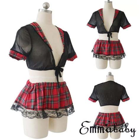 Jual Sexy Lingerie Cosplay School Girl Xxxl Big Size Lgr Red Di Seller Asl Fashion