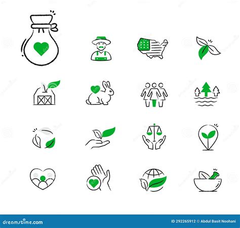 Icons for Conscious Consumers. Icons that Help You Identify Sustainable