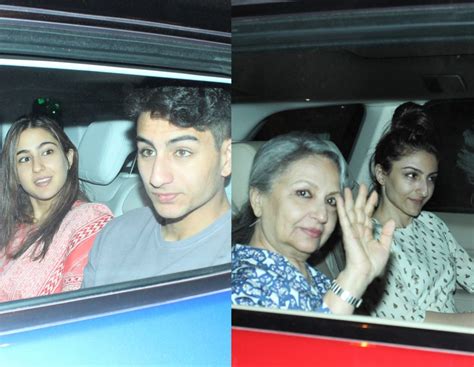 Sara Ali Khan Attends Family Dinner Party with Sharmila Tagore, Soha ...