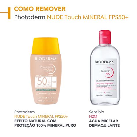 Protetor Solar Facial Cor Bioderma Photoderm Nude Touch Fps Beleza Na Web