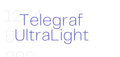 Telegraf UltraLight - Font Free [ Download Now ]