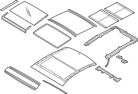 816002s020mch Hyundai Sunroof Assembly Right Saddle Hyundai