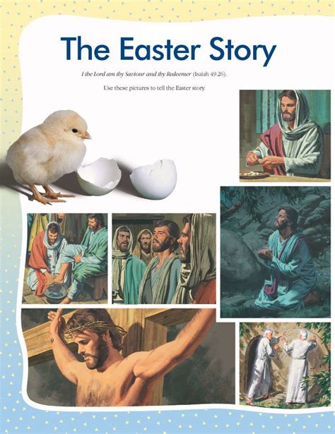 For Little Friends The Easter Story Liahona Apr 2004 Liahona