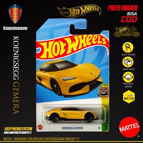 Jual Hot Wheels Koenigsegg Gemera Yellow Kota Depok Gudang Hw Tokopedia