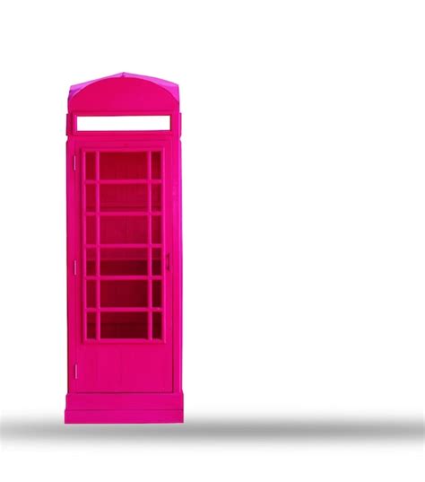 Premium Photo Telephone Booth On A White Background