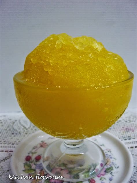 kitchen flavours: Orange Sorbet