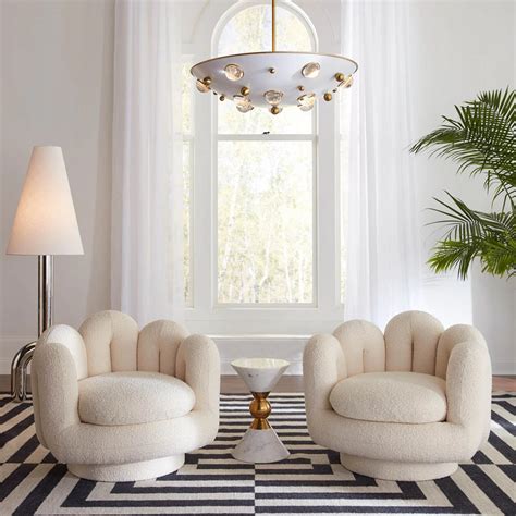 Cozy Floral Swivel Lounge Chair — Lyfairs