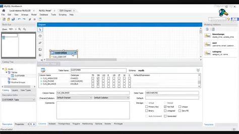 How To Create A Database Model Using Mysql Workbench Youtube