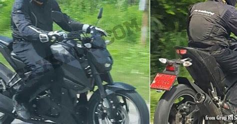 Bắt gặp xe naked bike mới của Yamaha trên đường thử có thể là MT 15