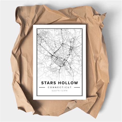 Stars Hollow Connecticut Map