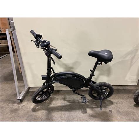 Jetson Black Single Speed Electric Assisted Mini Bike With Full Disc