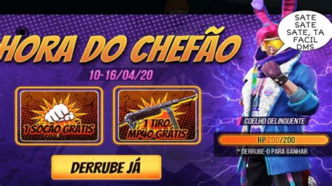 CHEGOU NOVO EVENTO HORA DO CHEFÃO A NOVA SKIN COELHO DELINQUENTE