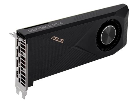 Видеокарта ASUS Turbo GeForce RTX 3070 Ti оснащена большим турбинным ...