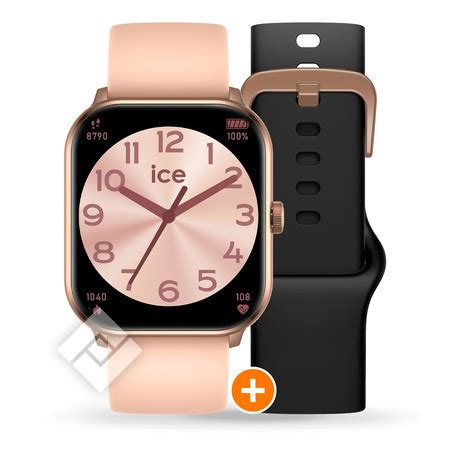 Ice Watch Ice Smart One Rosegold Bands Nude Black Vanden Borre