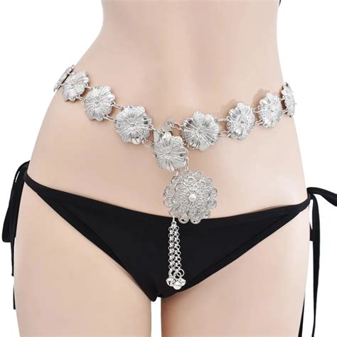 Ethnic Style Women Waist Chain Sexy Body Jewelry New Waist Chain For Women Beach Charm Bikini