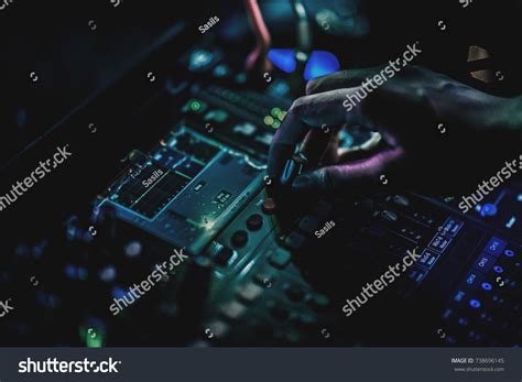 Dj Equipment Professional Gear Concept Close Stock Photo (Edit Now) 738696145