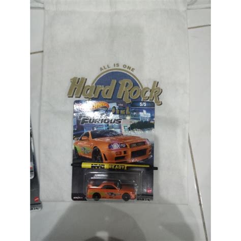 Jual Hot Wheels R34 Orange Nissan Shopee Indonesia