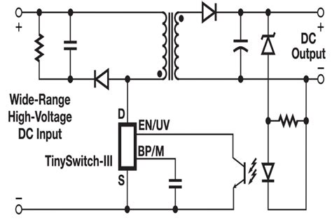 TNY280 AC-to-DC Converter IC Pinout, Circuit, Working, Basics ...