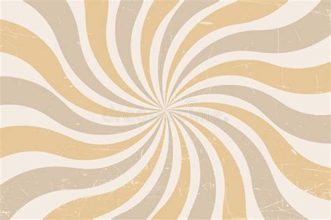 Grunge Retro Spiral Background In Pastel Colors Abstract Twisted Retro