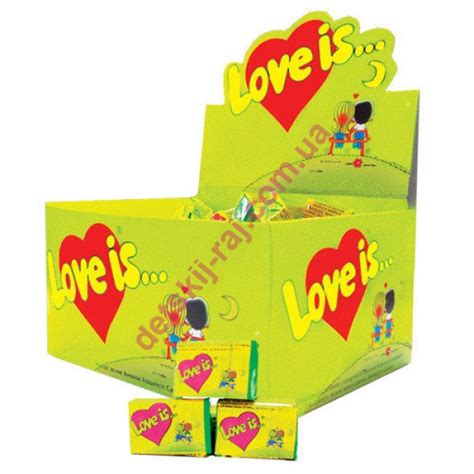 Лав из Яблоко-Лимон жевательная резинка купить оптом в Украине