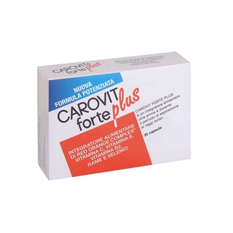 Integratori Alimentari Carovit Forte Plus 30 Compresse