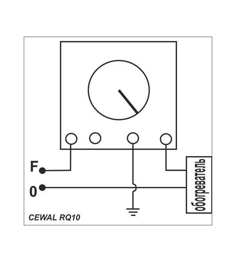 Комнатный термостат cewal rq10 схема подключения