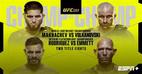 Watch Ufc 284 Makhachev Vs Volkanovski Streaming Online Hulu