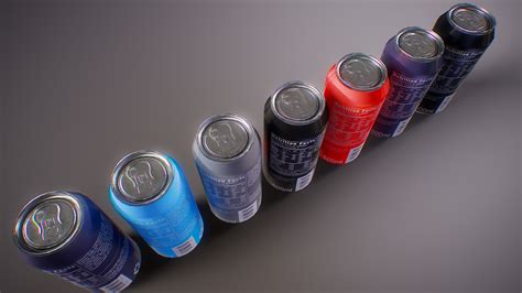 ArtStation - PBR Energy Drink Collection | Game Assets