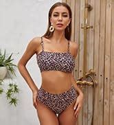 Shekini Damen Bikini Set Crossover Cutout R Ckenfrei Verstellbar Bikinioberteil Zweiteilige